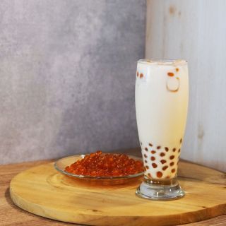 Amber tapioca pearls — Trojan